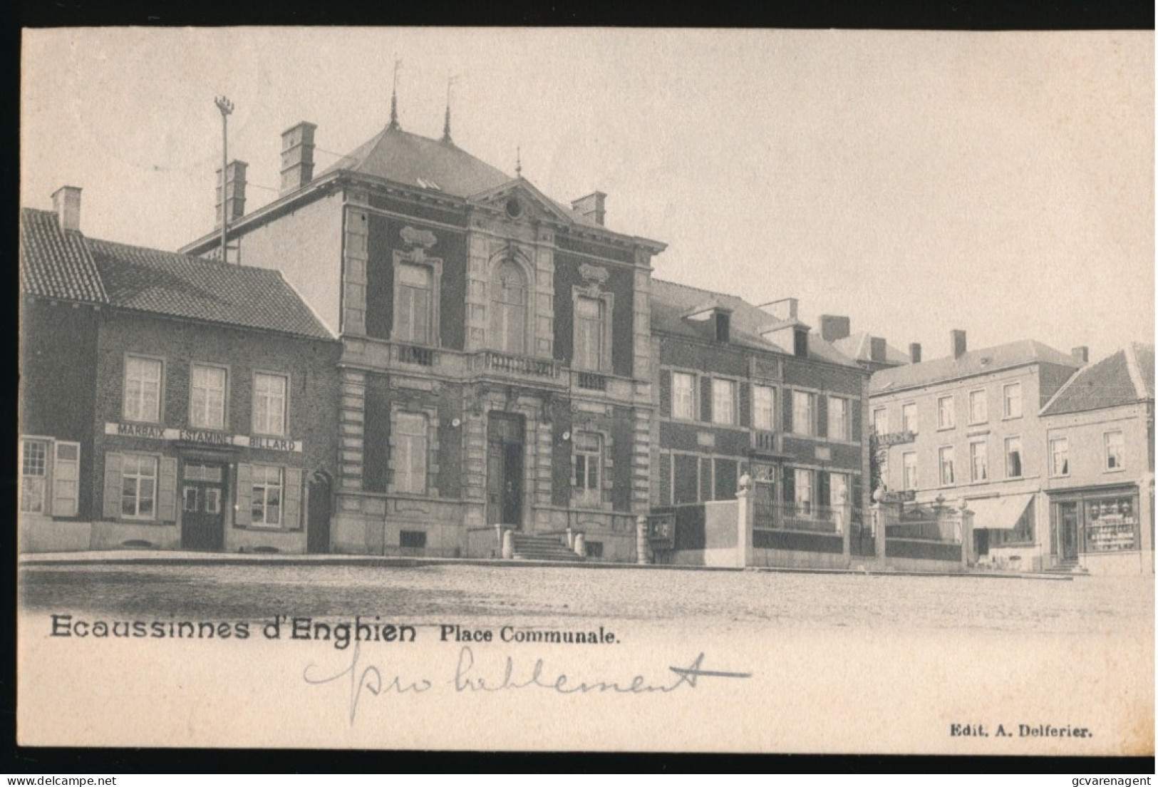 ECAUSSINNES   D'ENGHIEN        PLACE COMMUNALE