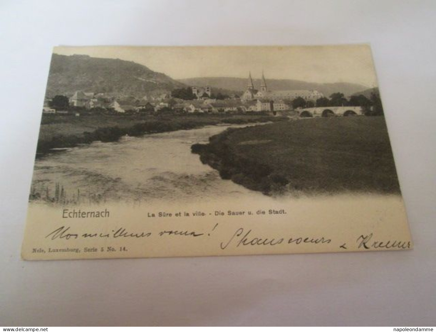 Echternach,La Sure et la ville, Die sauer u die Stadt