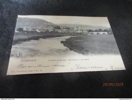 Echternach, Le Sure et la ville, Die Sauer u die Stadt