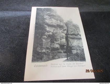 Echternach, Rocher sur la route de Berdorf