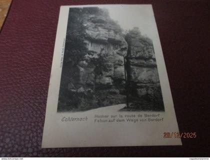 Echternach, Rocher sur la route de Berdorf,