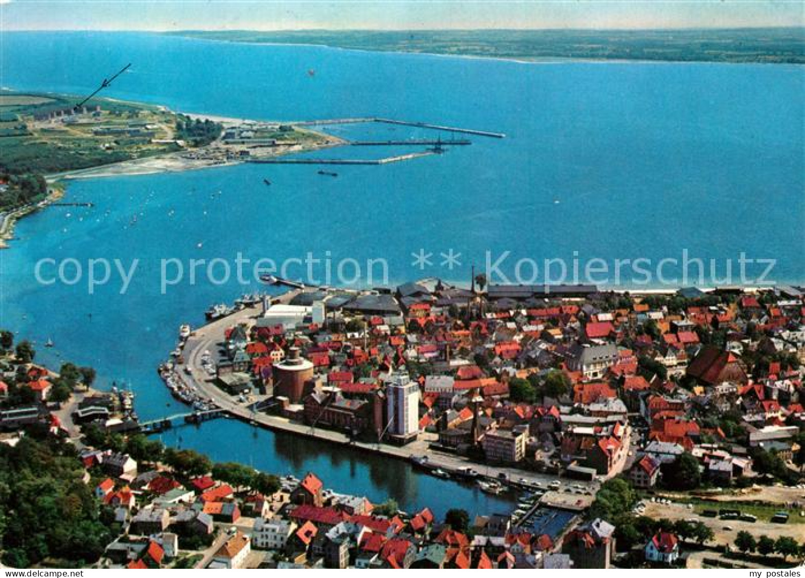 Eckernfoerde Fliegeraufnahme