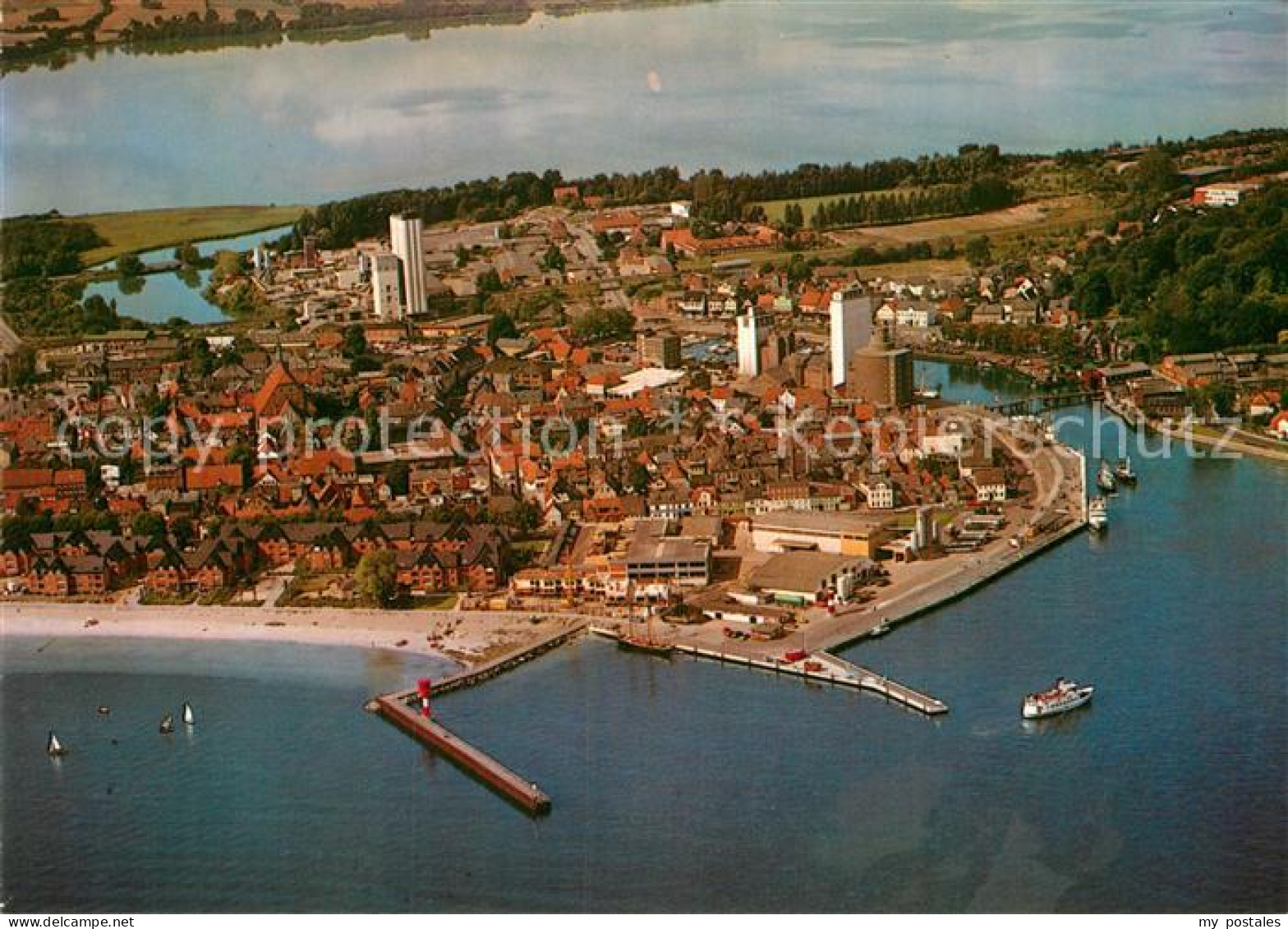 ECKERNFoeRDE Ostseebad Fliegeraufnahme