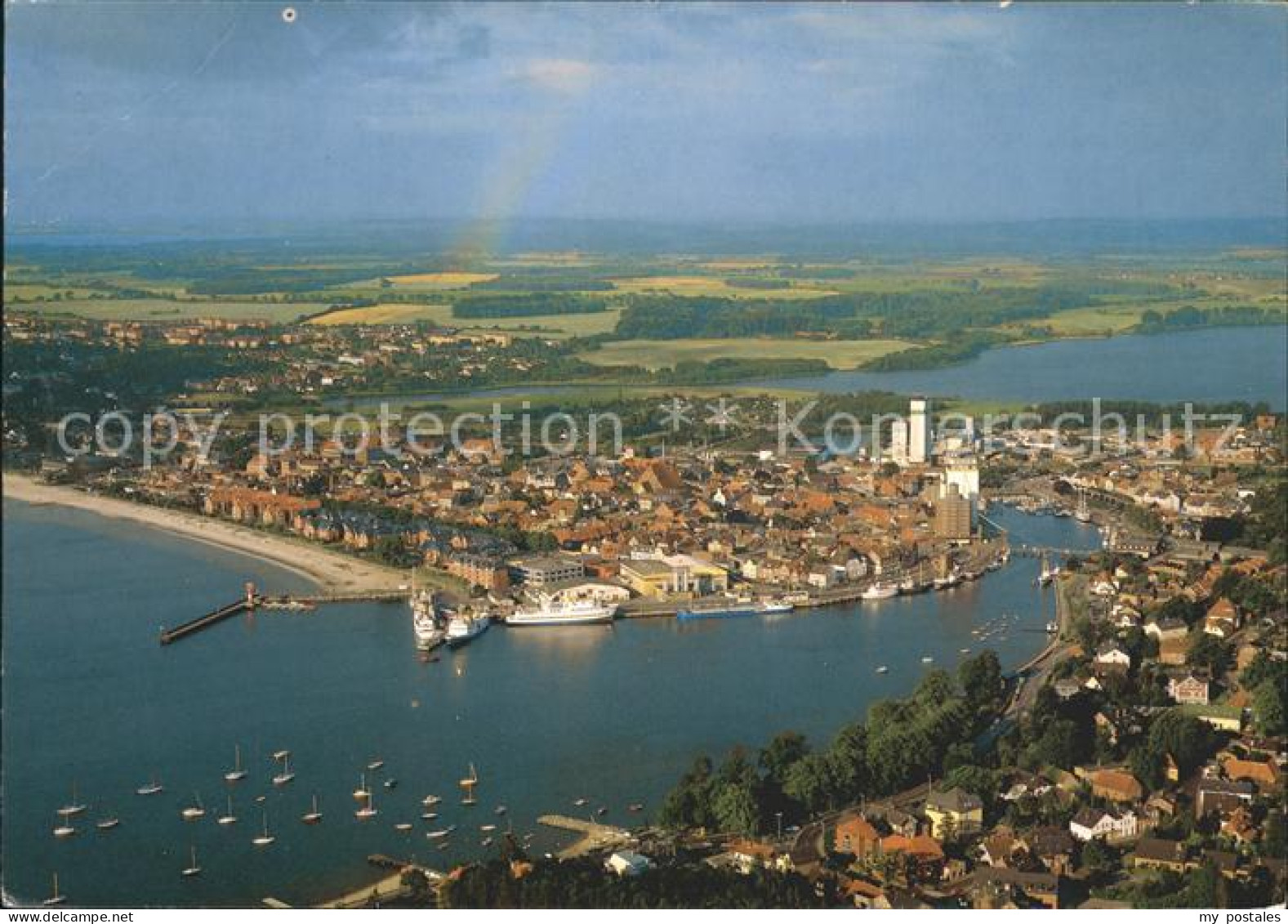 ECKERNFoeRDE Ostseebad Fliegeraufnahme