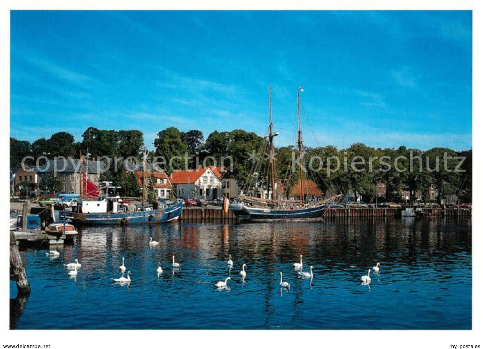 ECKERNFoeRDE Ostseebad Hafenpartie