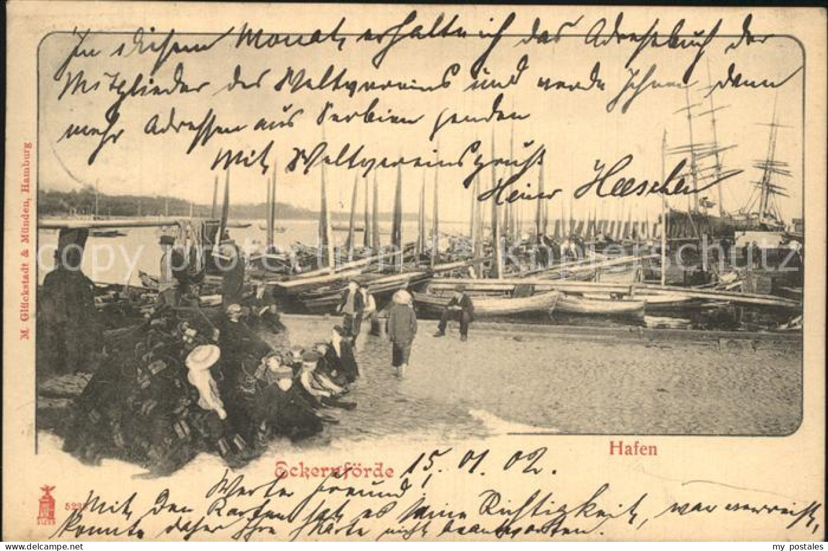 ECKERNFoeRDE Ostseebad Hafenpartie