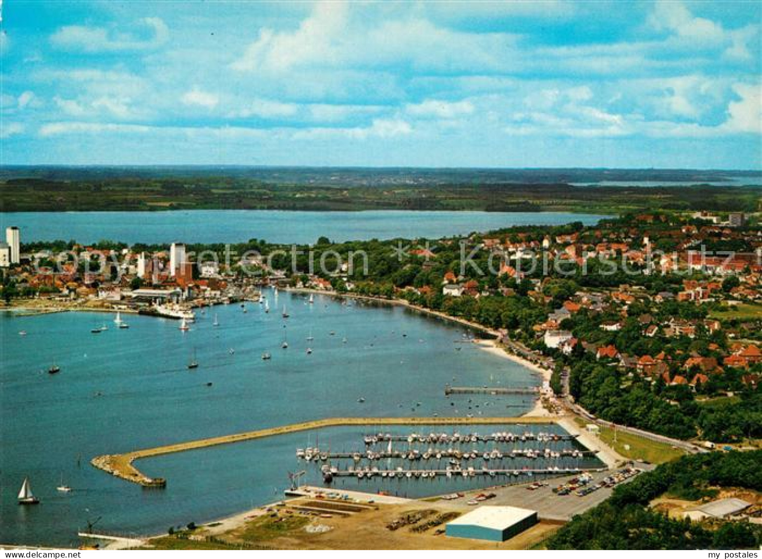 ECKERNFoeRDE Ostseebad Ostseebad Fliegeraufnahme