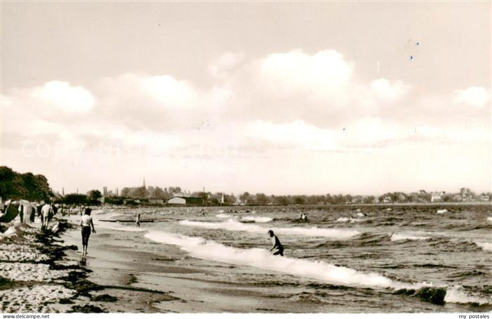 Eckernfoerde Ostseebad Strandpartie