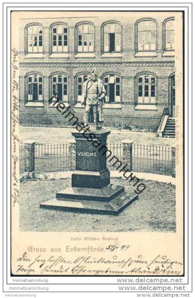 Eckernförde - Kaiser Wilhelm Denkmal