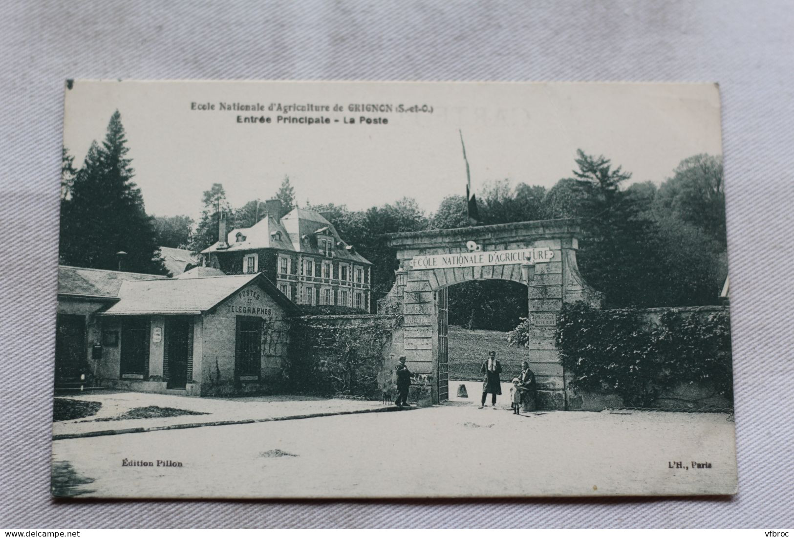 école Nationale d'agriculture de Grignon, entrée principale, le poste, Yvelines 78