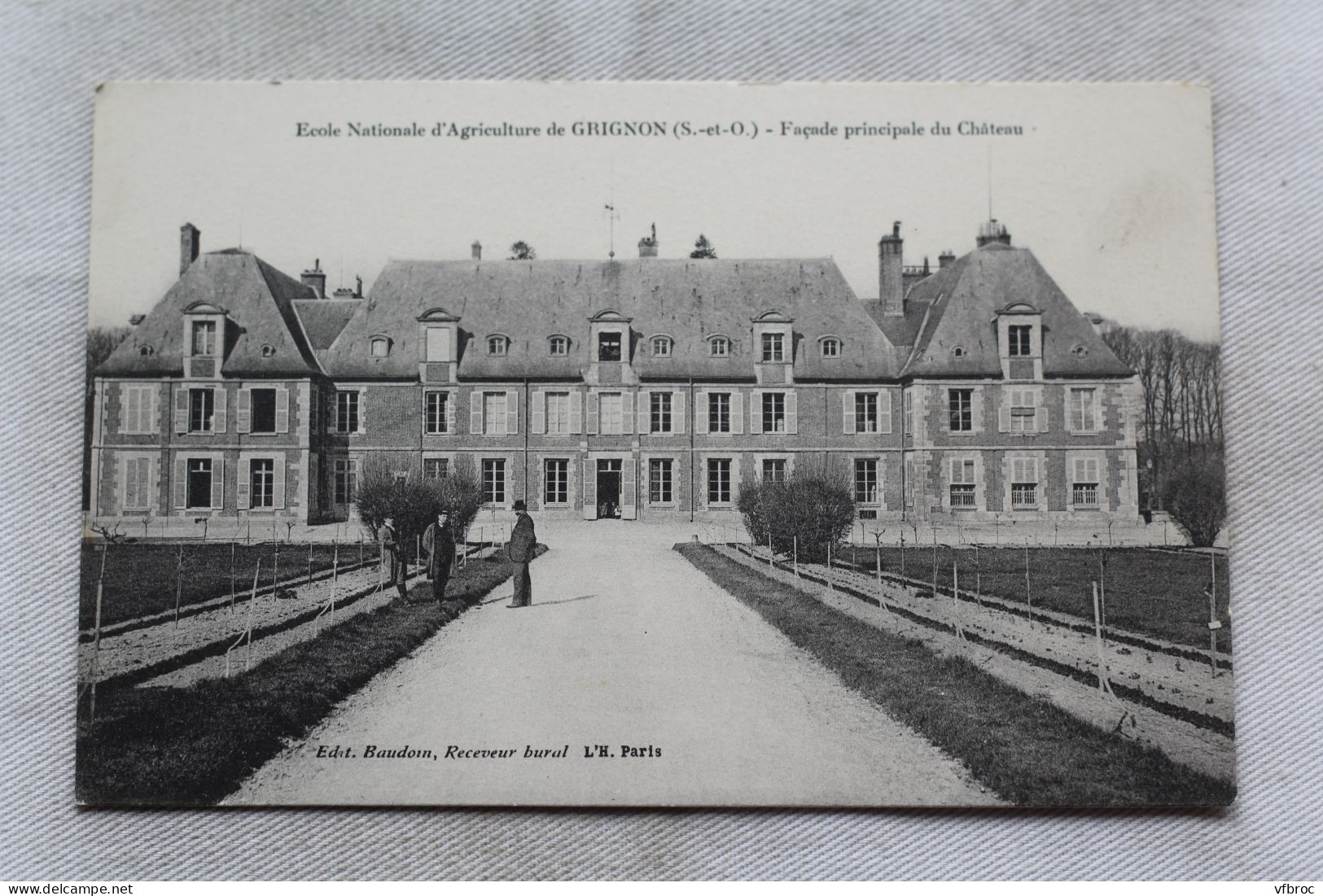 école Nationale d'agriculture de Grignon, façade principale du château, Yvelines 78