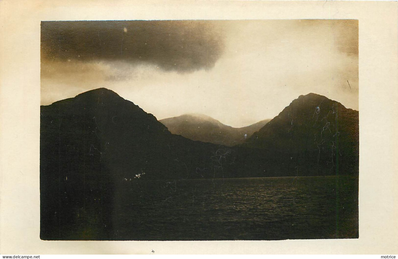 ECOSSE - Loch Leven,  carte photo vers 1900.