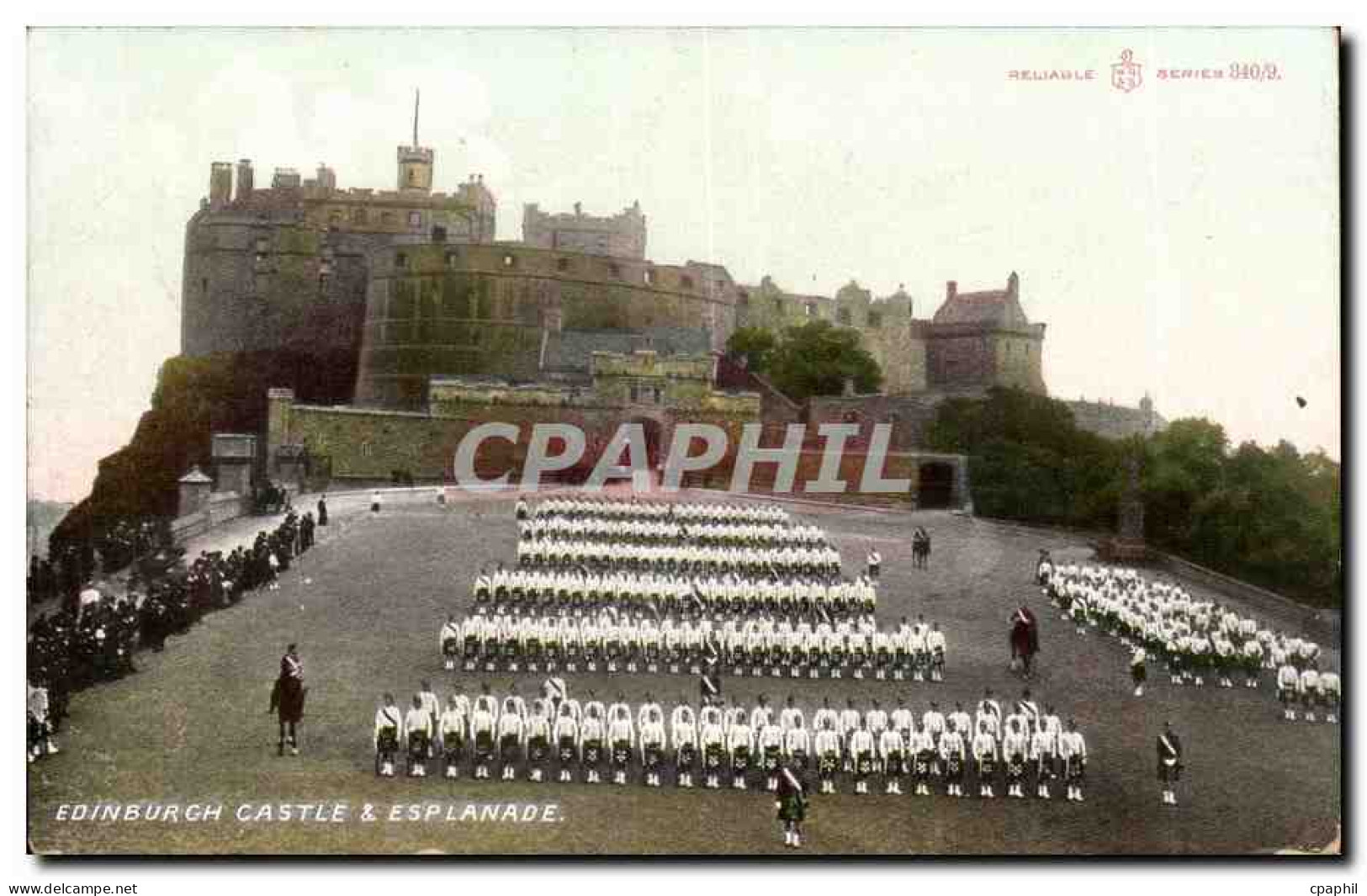 Ecosse - Scotland - Edinburgh Castle and Esplanade - CPA