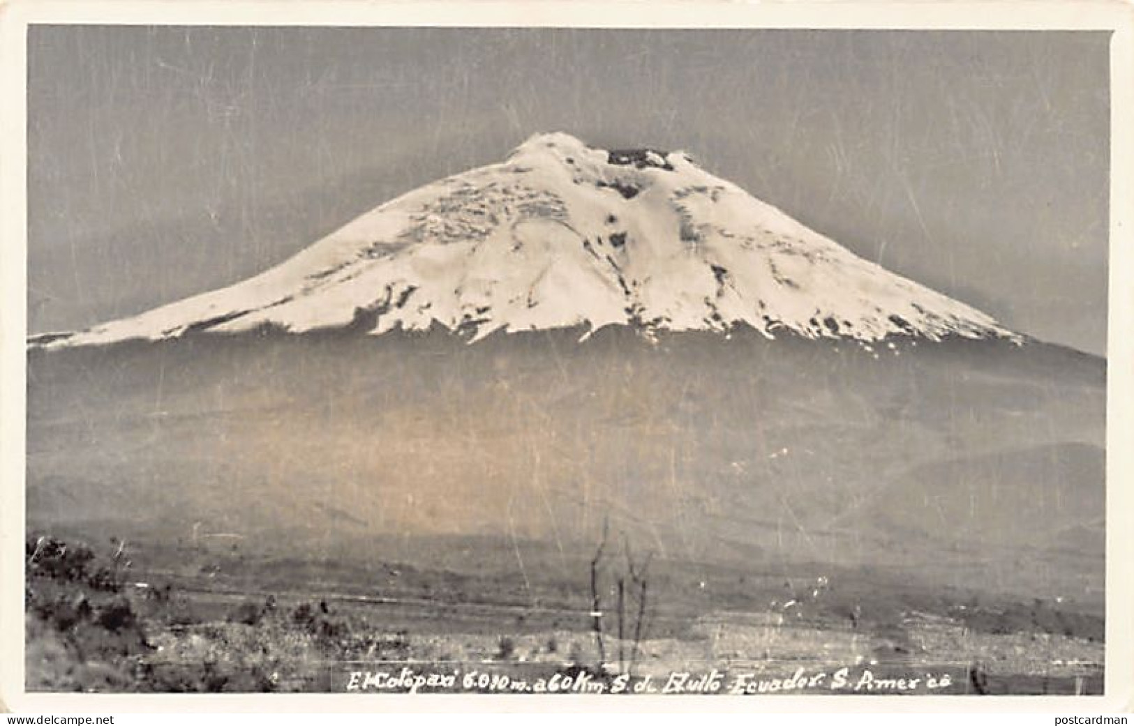 Ecuador - El Cotopan - POSTAL FOTO - Ed. desconocido