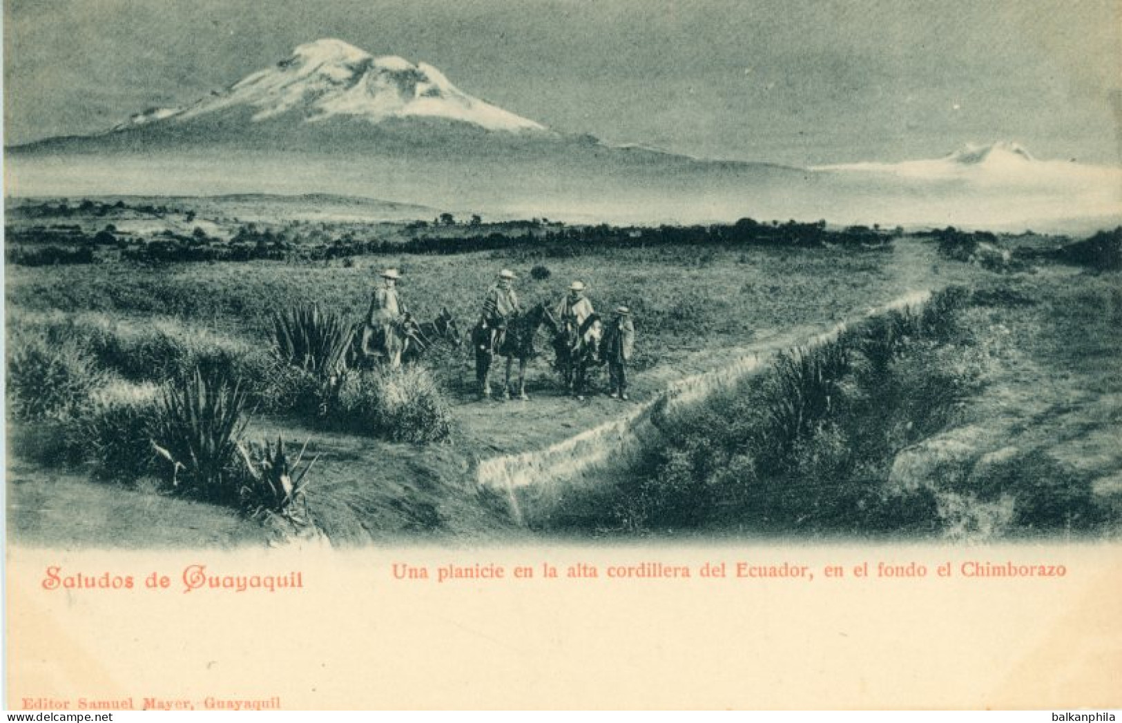 Ecuador Guayaquil Mount Chimborazo