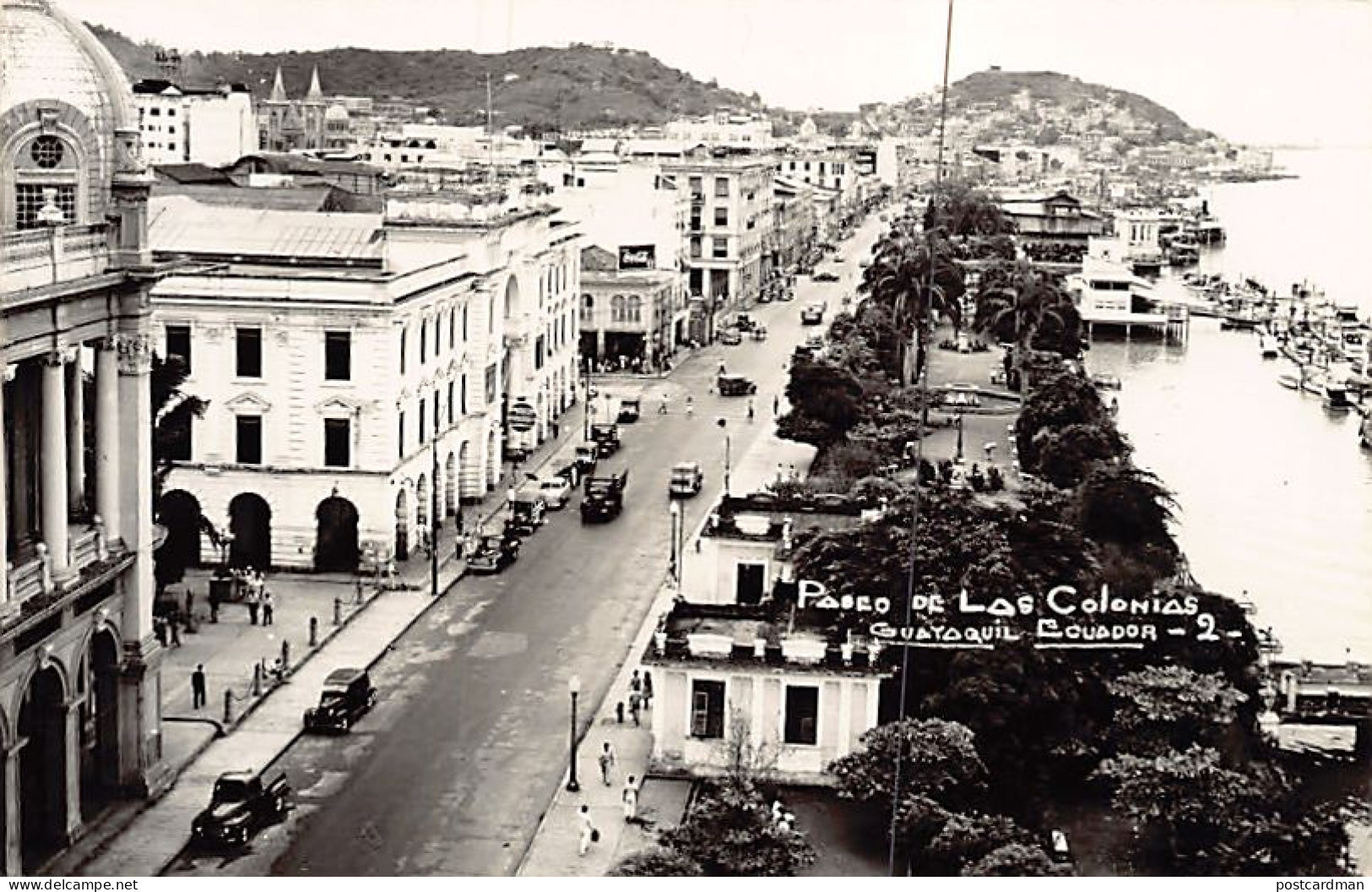 Ecuador - GUAYAQUIL - Paseo de Las Colonias - POSTAL FOTO