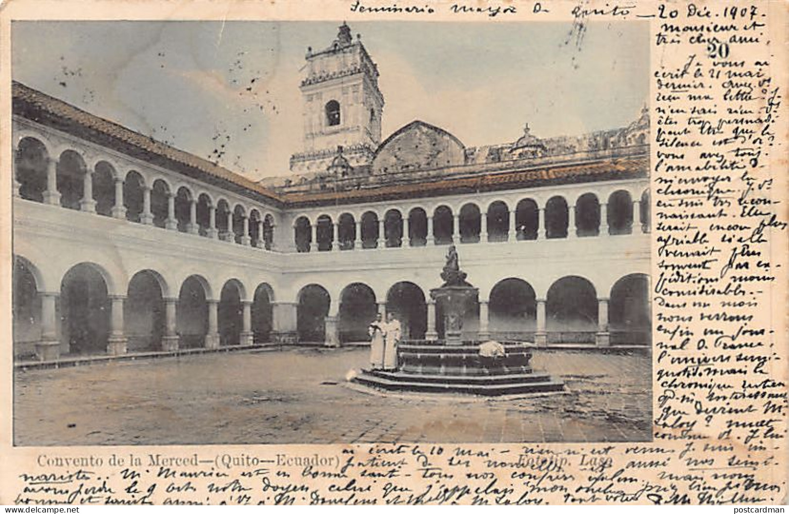 Ecuador - QUITO - Convento de la Merced - Ed. Laso