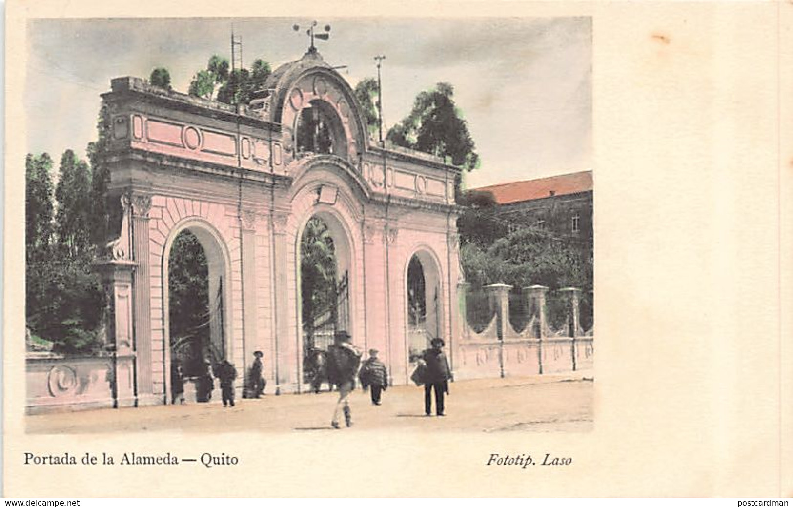 Ecuador - QUITO - Portada de la Alameda - Ed. Laso