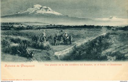 Ecuador Guayaquil Mount Chimborazo