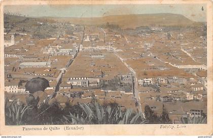 Ecuador - QUITO - Panorama - Ed. Laso 4