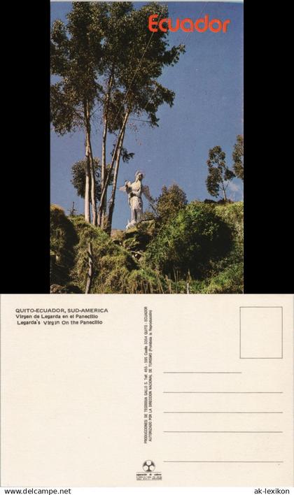 Quito Legarda's Virgin On the Panecillo Jungfrauen Denkmal Ecuador 1980