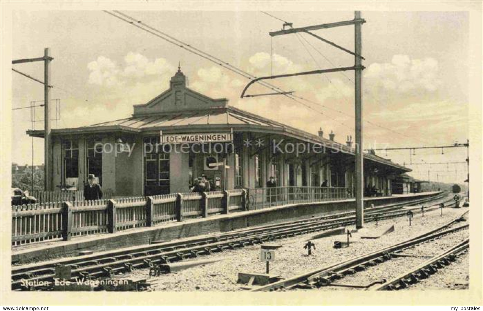 Ede-Wageningen Renkum Gelderland NL Bahnhof