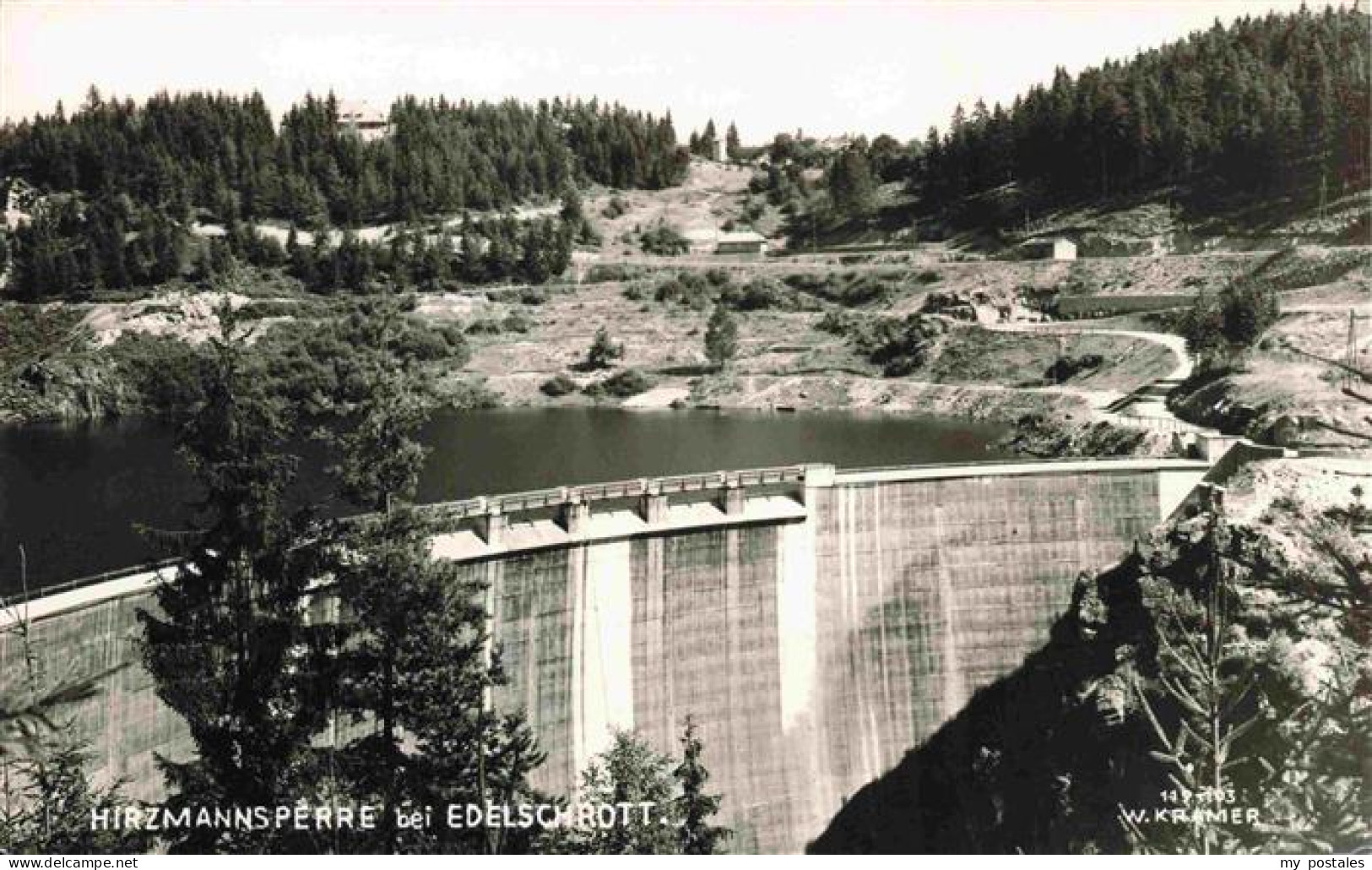 Edelschrott Steiermark AT Hirzmannsperre Staumauer