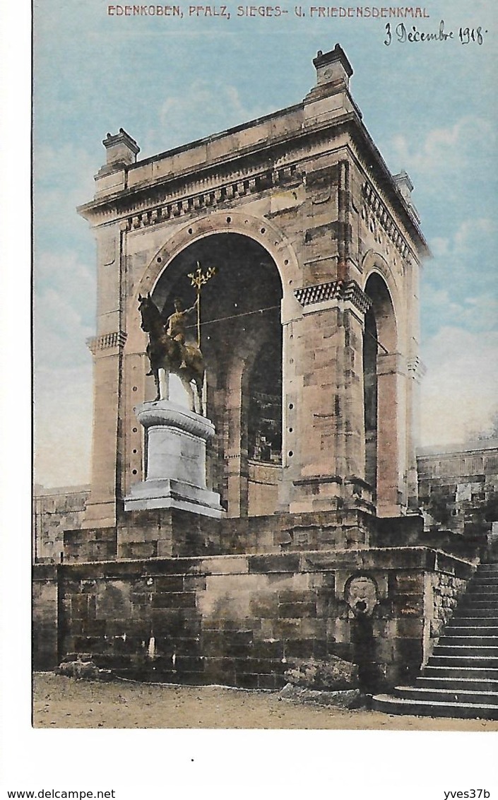 EDENKOBEN, Pfalz, SIEGES U. FRIEDENSDENKMAL