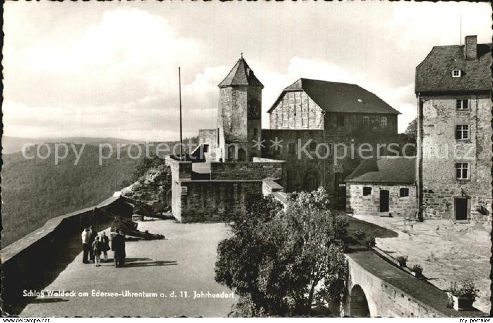 Edersee Schloss Waldeck am Edersee Uhrenturm