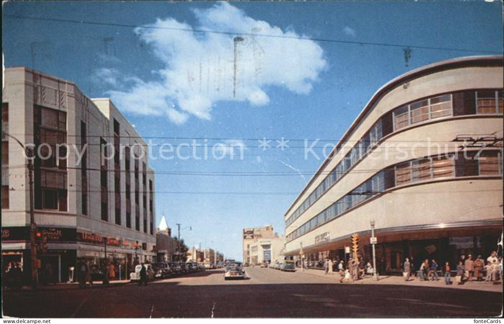 Edmonton Alberta Avenue looking west