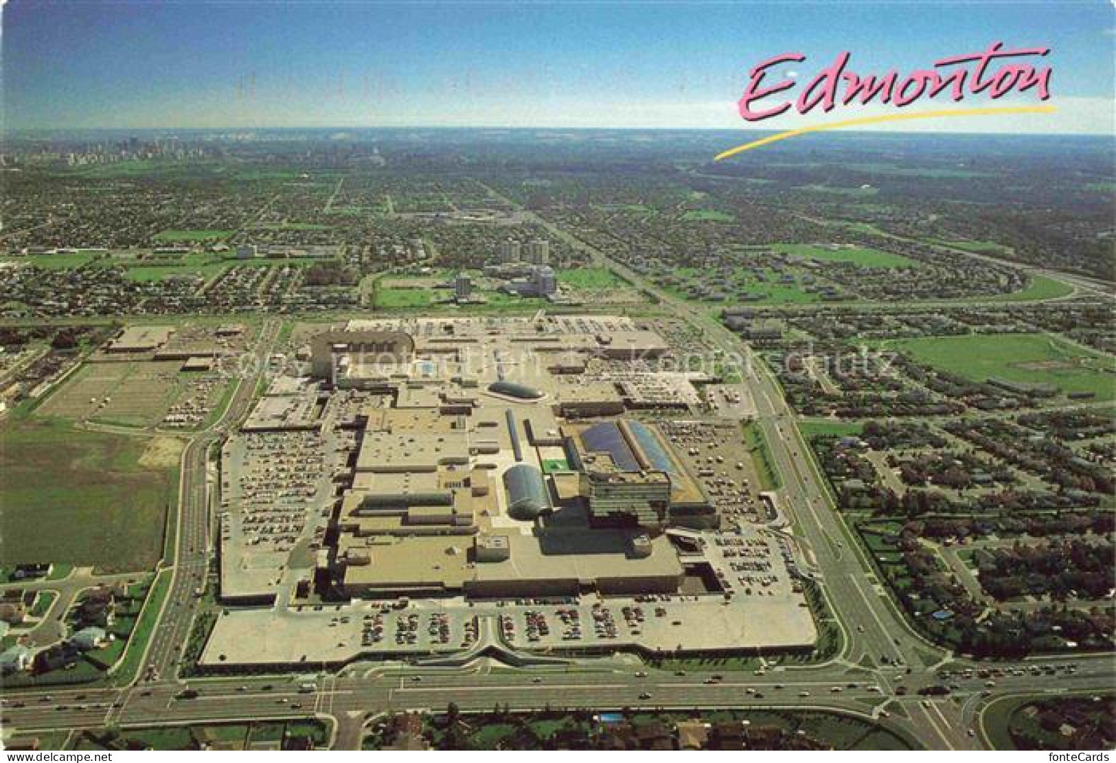 Edmonton Alberta Canada Fliegeraufnahme