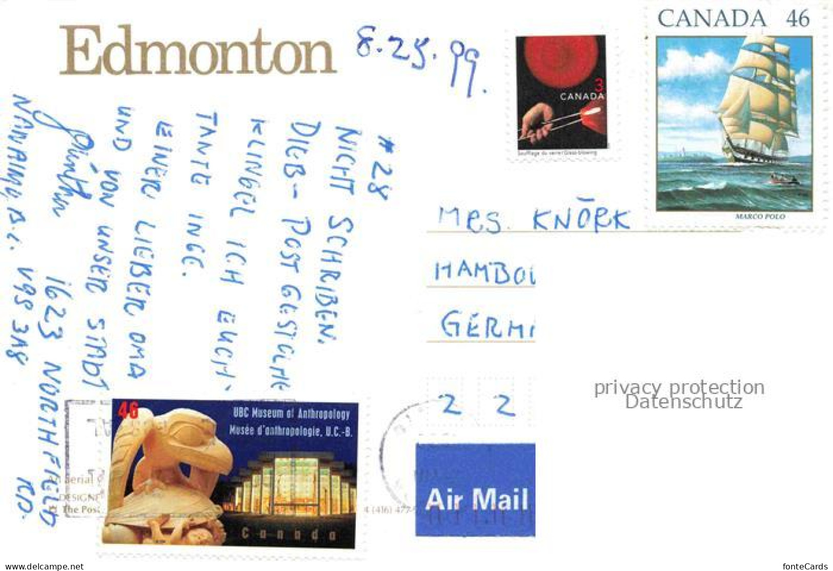 Edmonton Alberta Canada Fliegeraufnahme