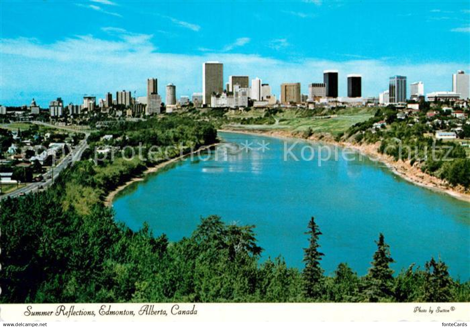 Edmonton Alberta Panorama North Saskatchewan River