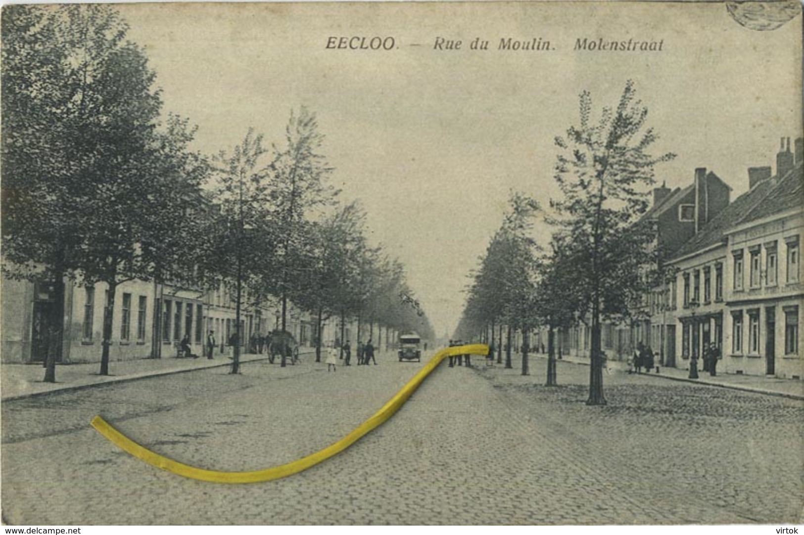 Eeklo - Eecloo : rue du moulin - molenstraat