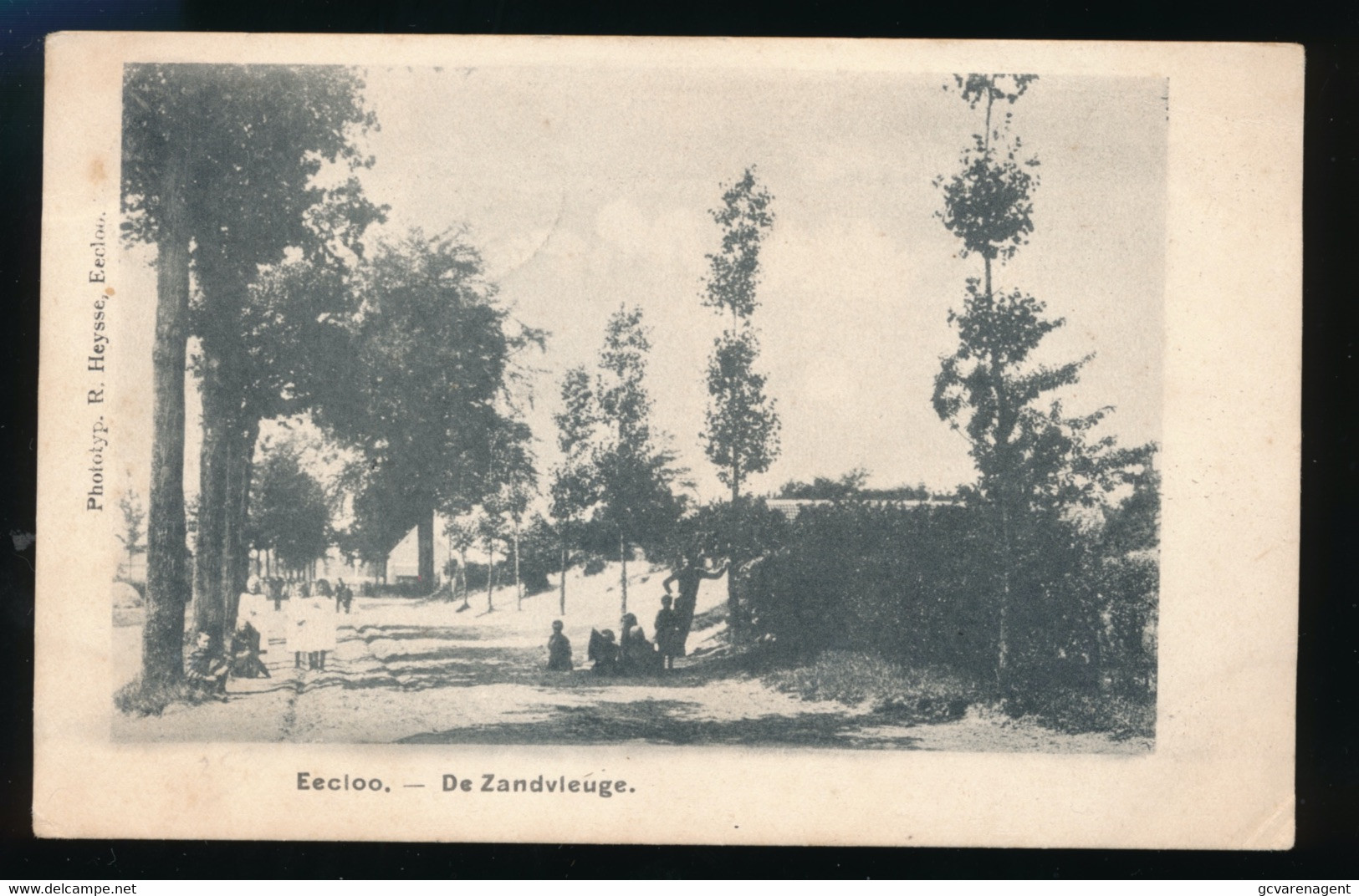 EEKLO  EECLOO  TOPKAART  MOOIE STAAT  DE ZANDVLEUGE     2 SCANS