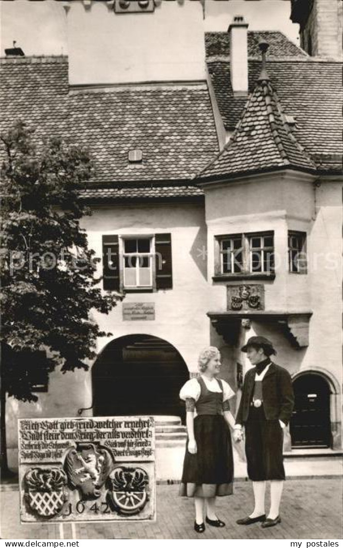 Eger Marktredwitz 900 Jahrfeier Trachtenpaar