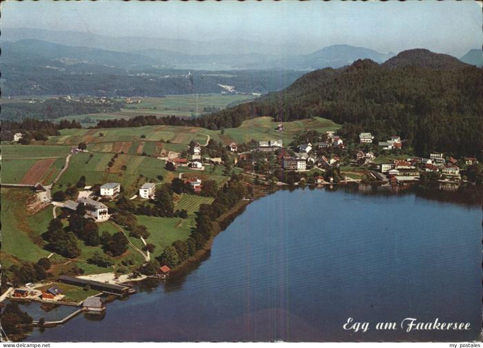Egg Faakersee Fliegeraufnahme