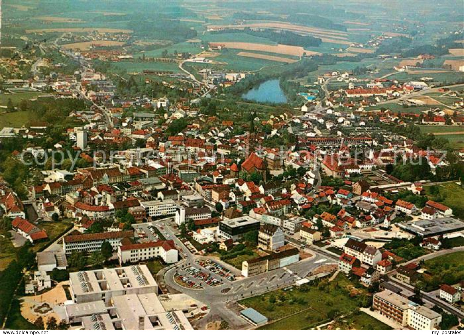 Eggenfelden Fliegeraufnahme Perle des Rottals