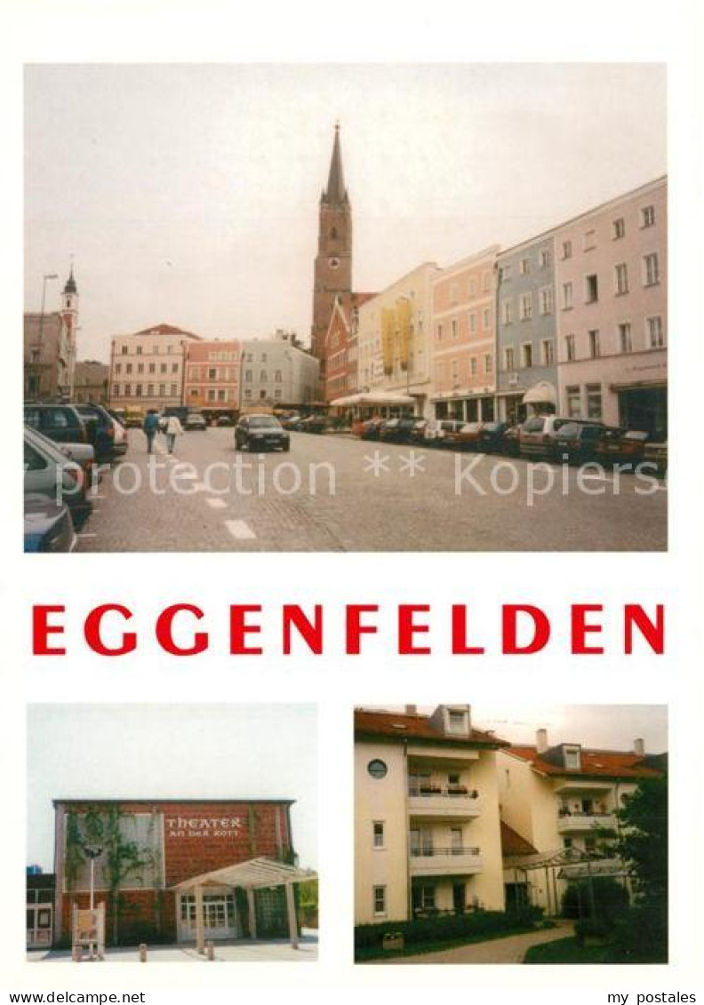 Eggenfelden Strassenpartie Theater Wohnhaus