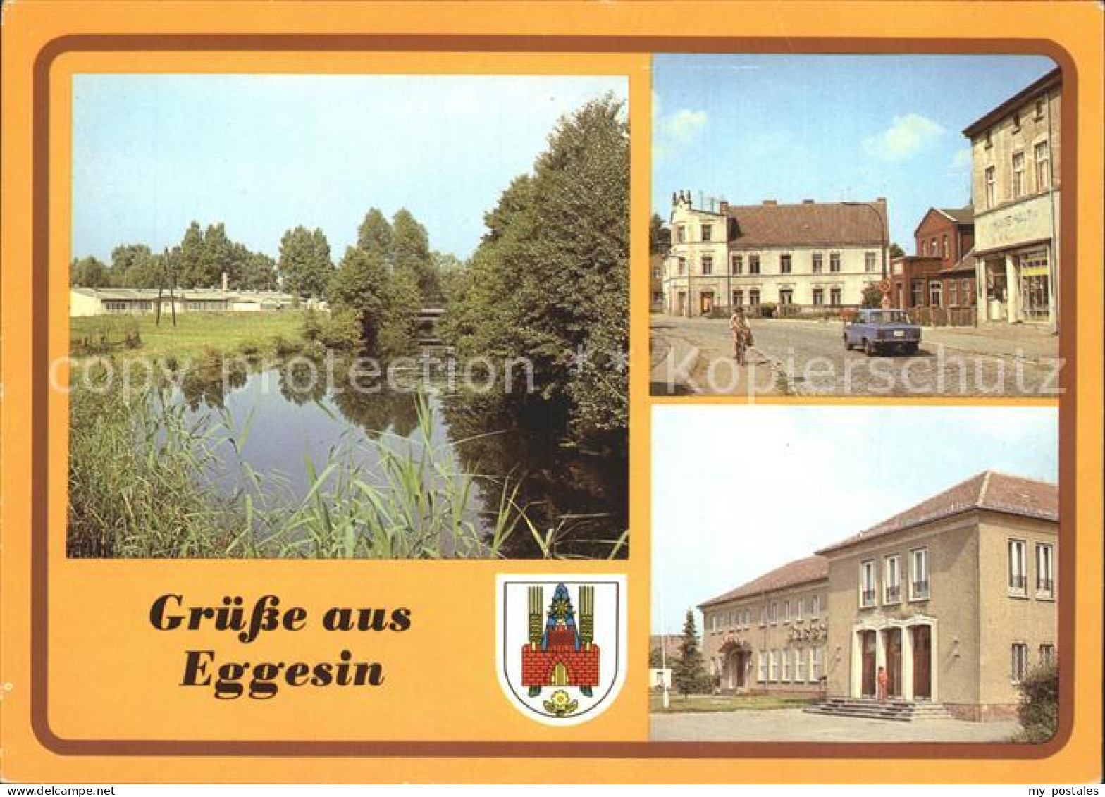 Eggesin An der Randow Bahnhofstr HO Hotel Mecklenburg