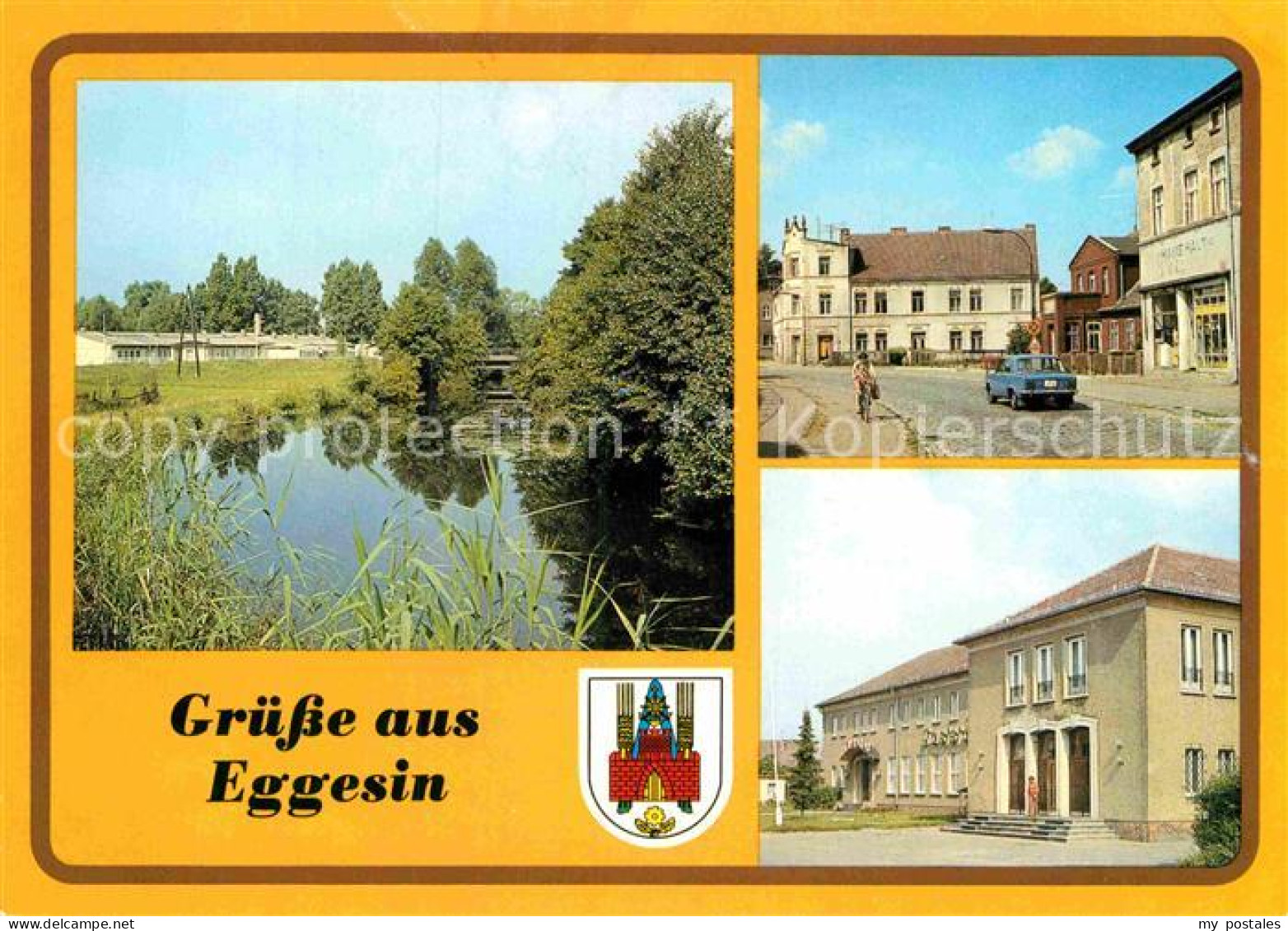 Eggesin Randow Bahnhofstrasse HO Hotel Gaststaette Mecklenburg