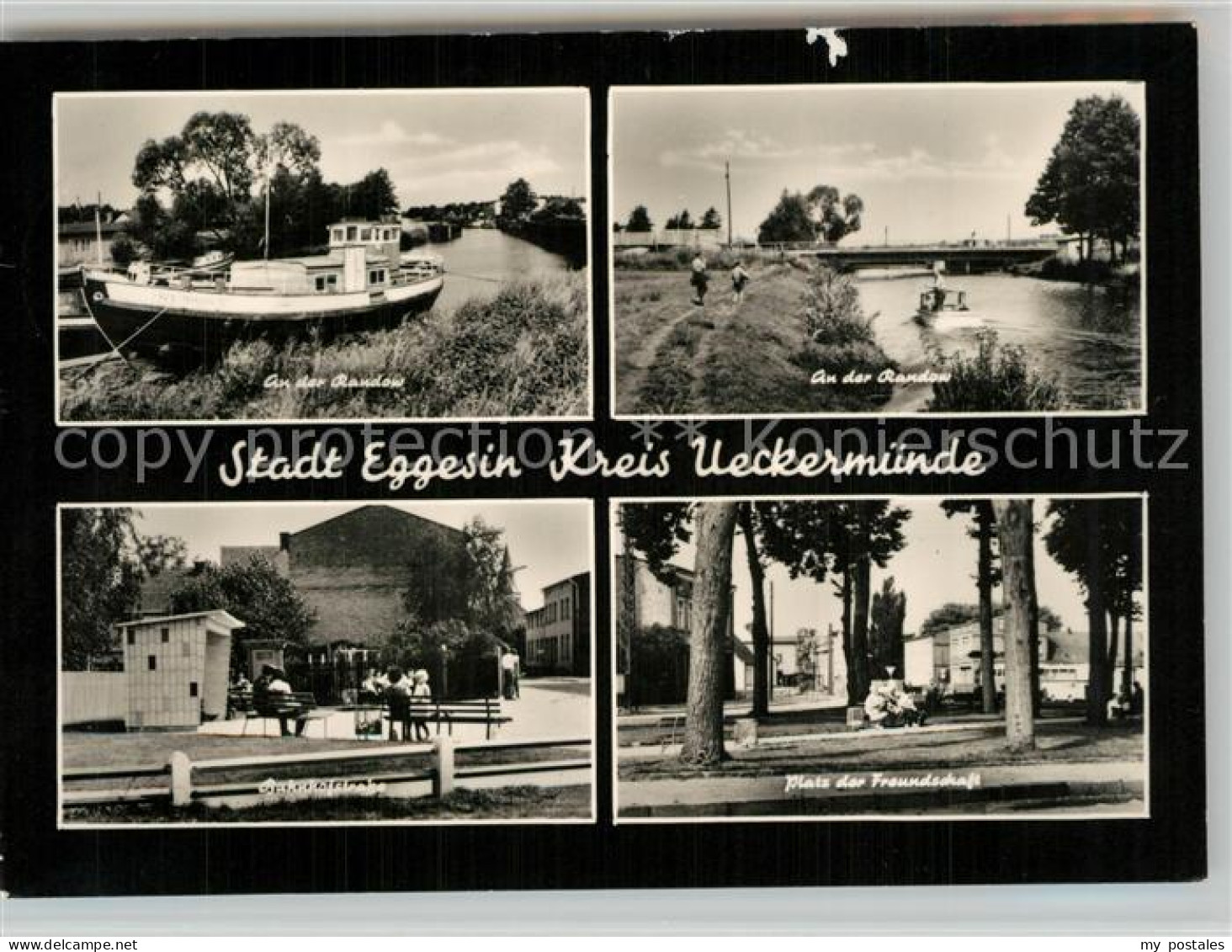 Eggesin Randow Bahnhofstrasse Platz-der-Freundschaft