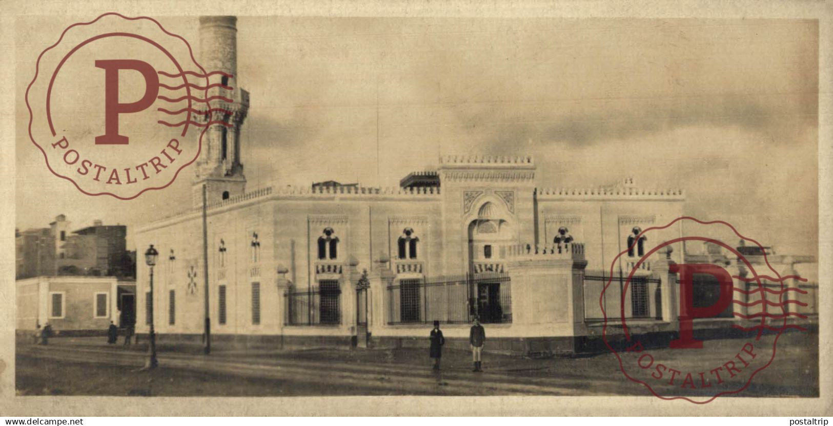 EGIPTO. EGYPTE. EGYPT. RPPC. PORT SAID. LA MOSQUEE. 15X7CM FOTOGRAFICA.