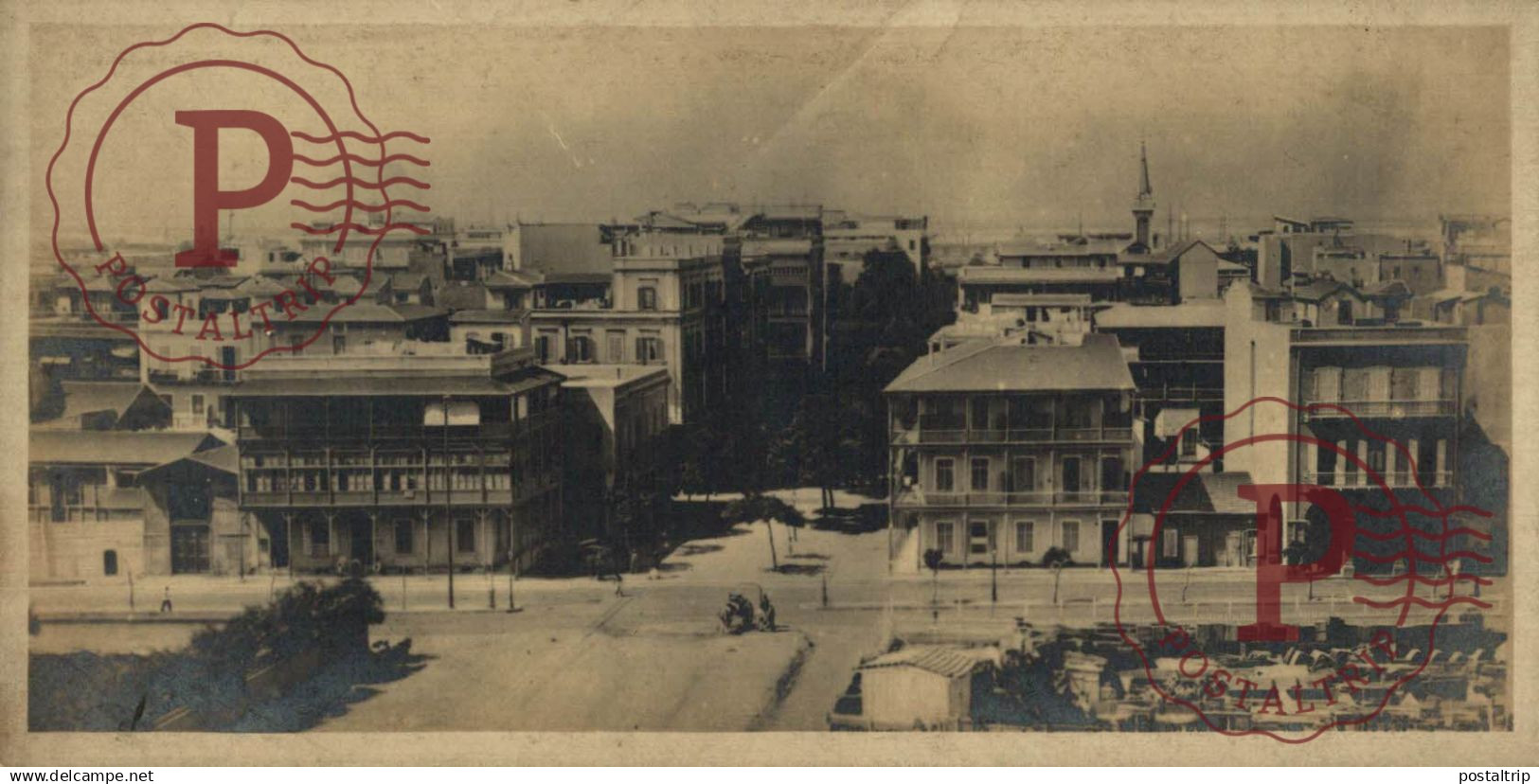 EGIPTO. EGYPTE. EGYPT. RPPC. PORT SAID. VUE GENERALE. 15X7CM FOTOGRAFICA.