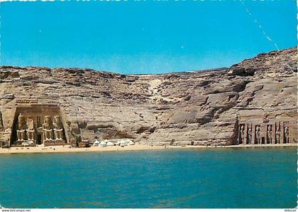 Carte Postale - Egypte - Temples d'Abou Simbel - Abu Simbel - The two rock temples - Les deux temples creusés dans le ro