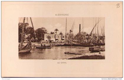 ALEXANDRIE - Le Canal