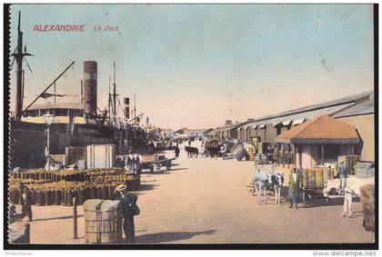 CPA - (Egypte) Alexandrie - le port