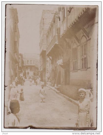 EGYPTE - ALEXANDRIE Photo ancienne (23,8cm x 17,8cm)