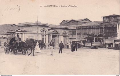 EGYPTE(ALEXANDRIE) TRAMWAY(GARE)