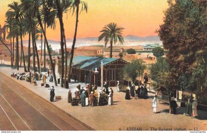 Assouan  la gare